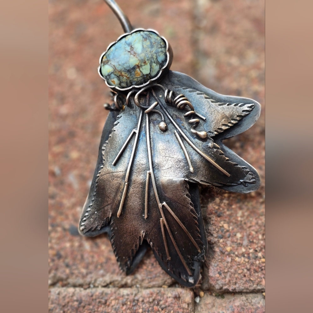 Artisan ART IN MOTION heavy high-grade 7 dwarfs variscite 925 sterling silver